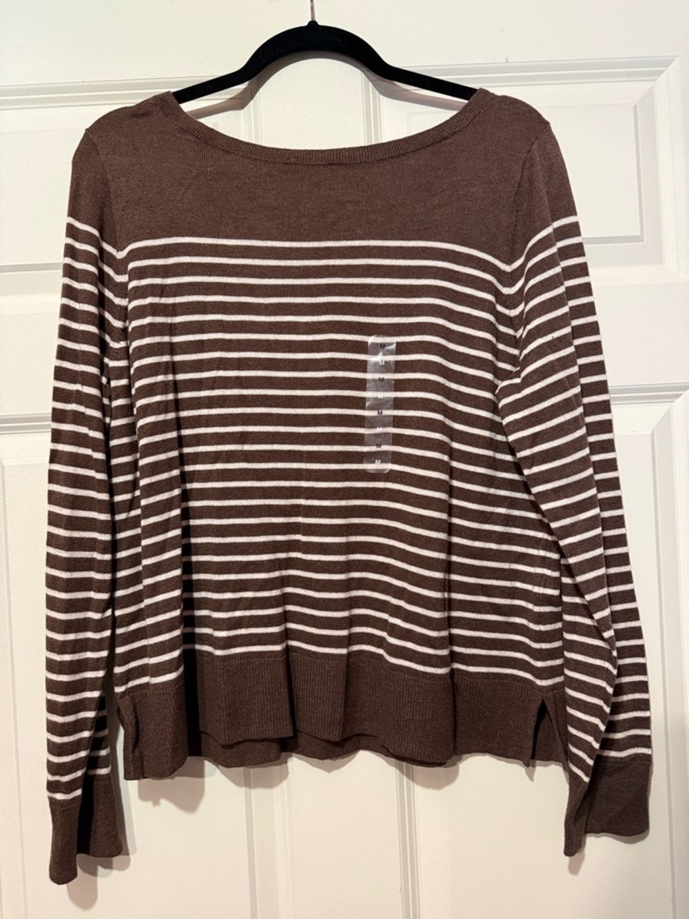 NWT Gap Boatneck Striped Sweater Size Medium